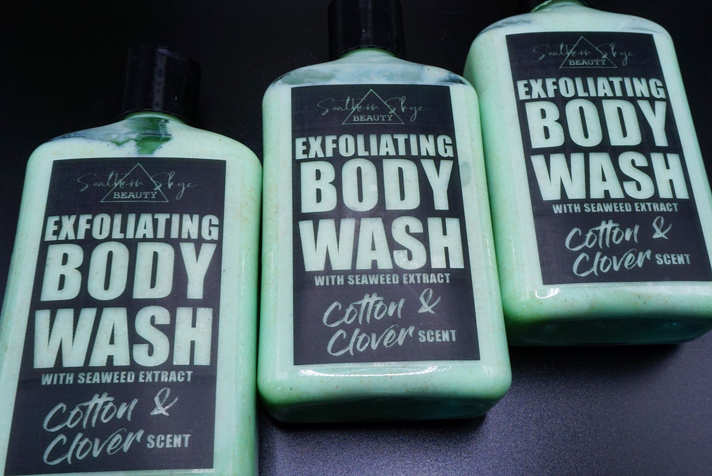 Exfoliating Body Wash | Cotton + Clover | Discounted