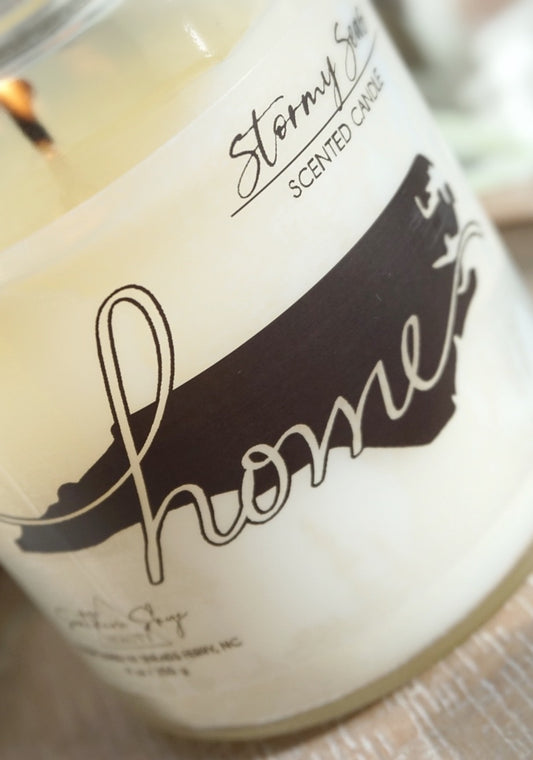 Home State Candle Label
