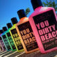 All scents of Southern Skye beauty You Dirty Beach Body Washes lined up